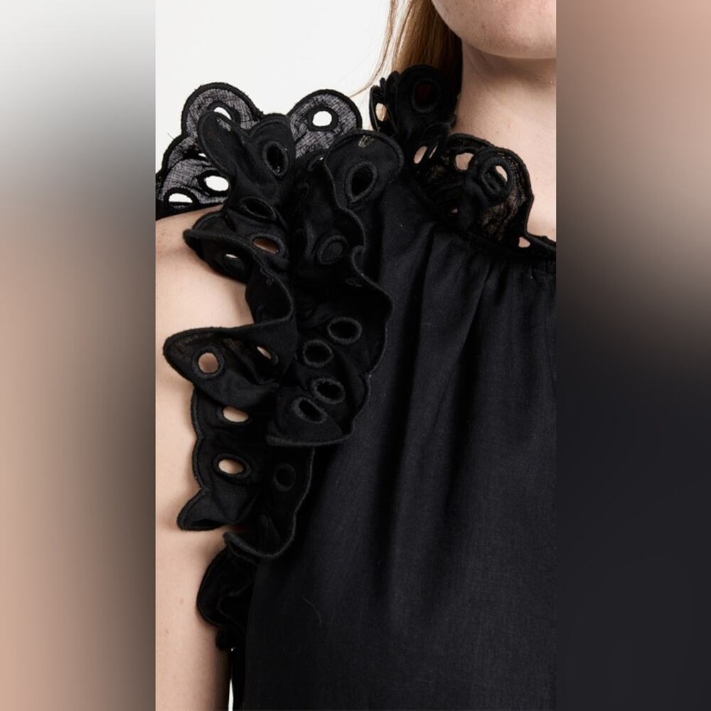 NEW Sea New York Lee Eyelet Embroidery Tunic Dress Black S - Picture 2 of 5